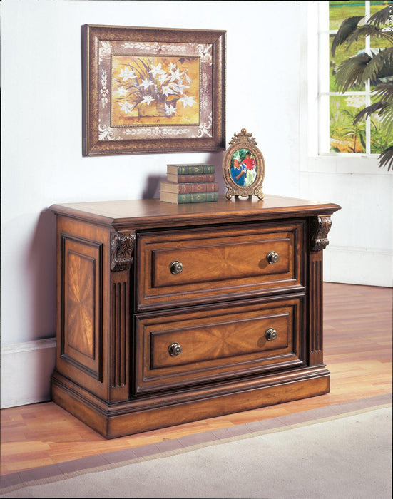 Parker House Huntington Two Drawer Lateral File in Vintage Pecan