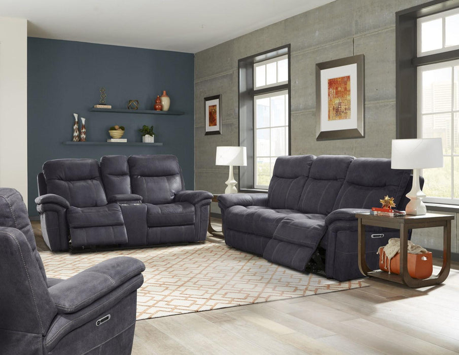 Parker House Mason Loveseat Dual Reclining Power with USB Charging Port and Power Hradrest in Charcoal