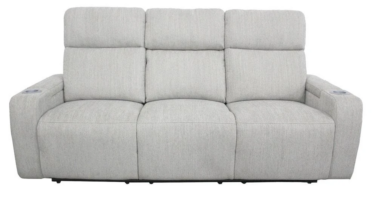 Parker House Orpheus Power Drop Down Console Sofa in Bisque