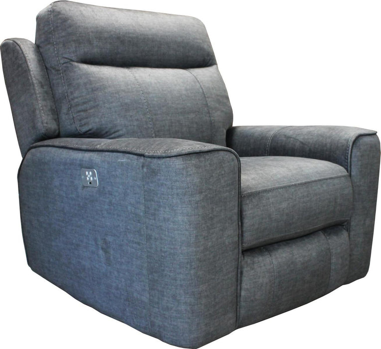 Parker House Parthenon Recliner Power with USB and Power Headrest in Titanium
