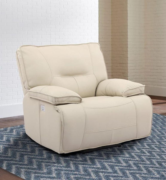 Parker House Spartacus Recliner Power with USB and Power Headrest in Oyster