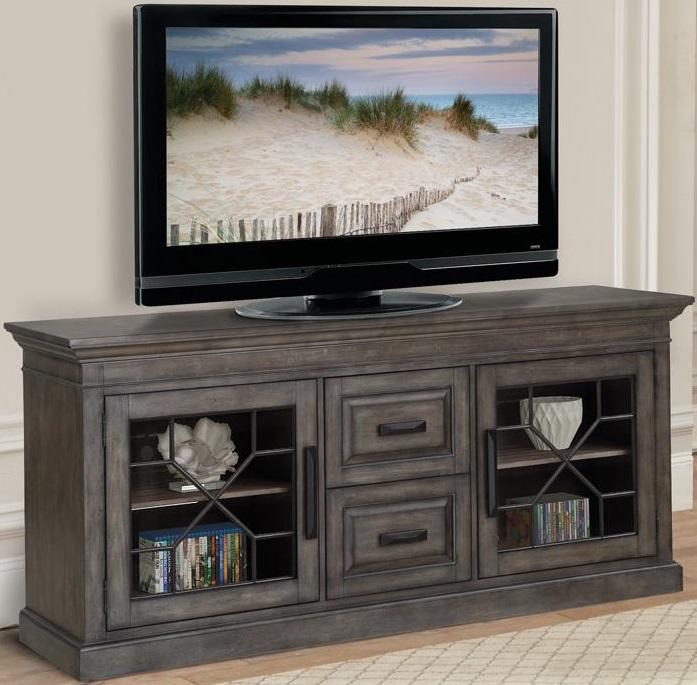 Parker House Sundance 76 in.TV Console in Smokey Grey
