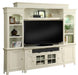 Parker House Tidewater 62" Console Entertainment Wall in Vintage White - Nick's Furniture (IL)