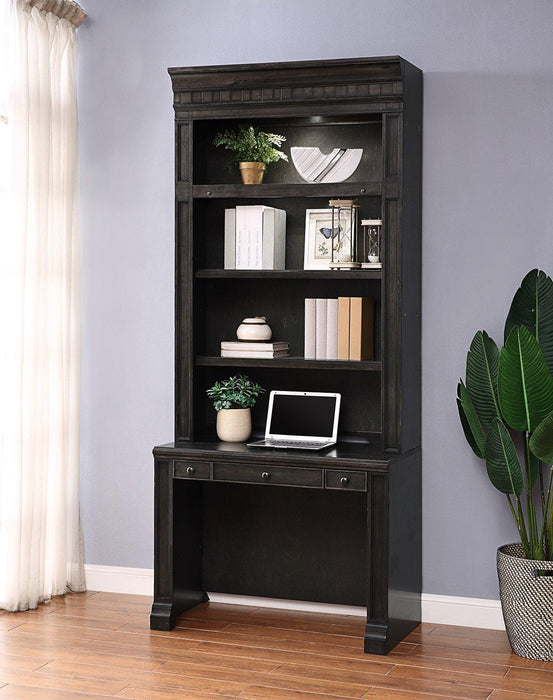 Parker House Washington Heights 2pc Library Desk in Washed Charcoal
