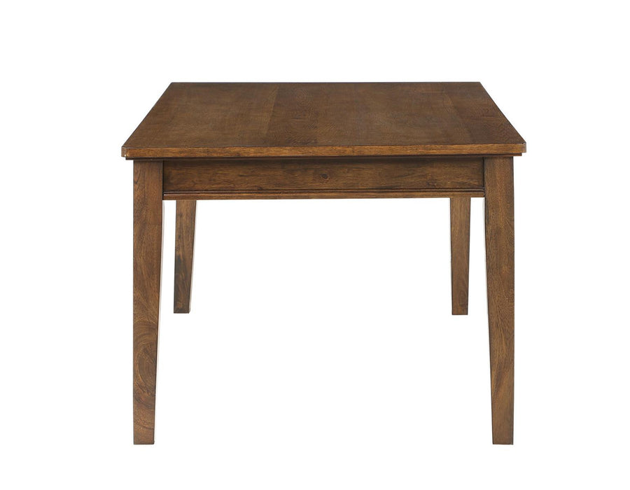 Steve Silver Ora 6 Drawer Dining Table in Hickory - Nick's Furniture (IL)