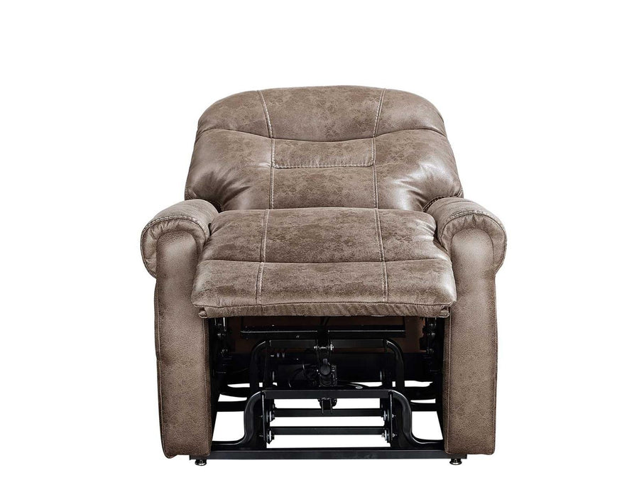 Steve Silver Ottawa Power Lift Chair with Heat and Massage in Camel