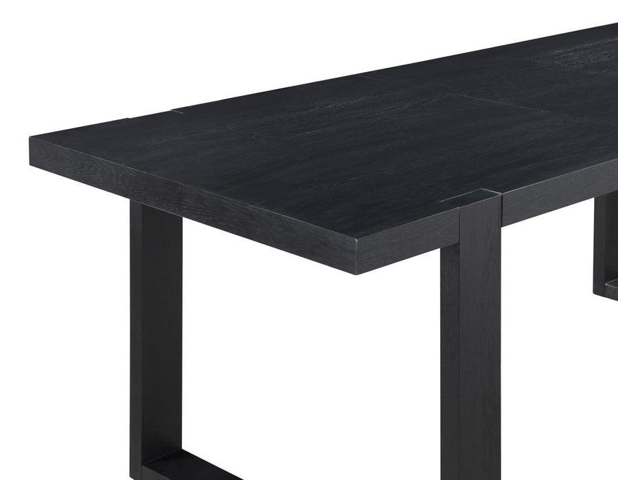 Steve Silver Yves Dining Table in Rubbed Charcoal