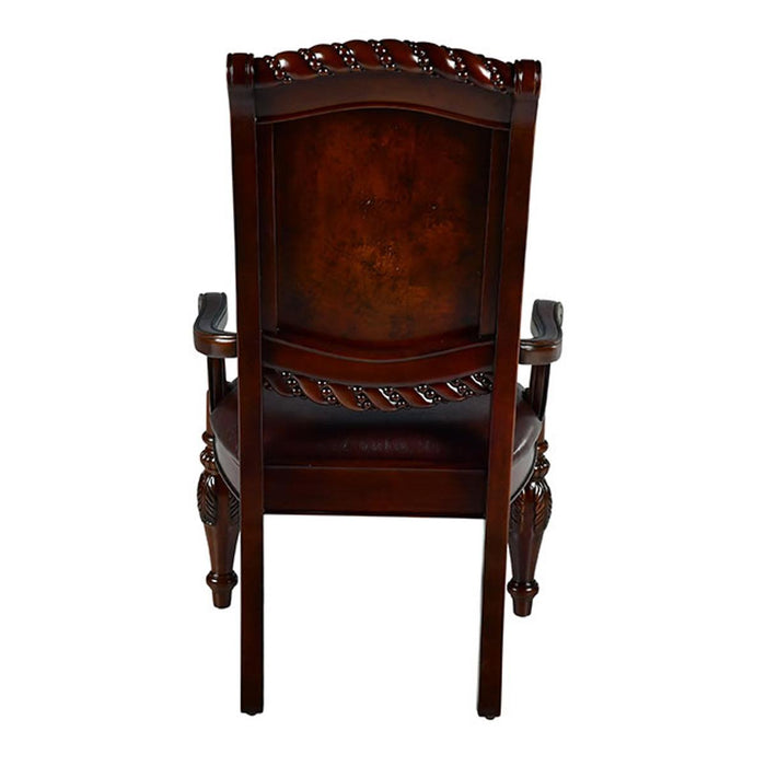 Steve Silver Antoinette Arm Chair (Set of 2) in Rich Cherry