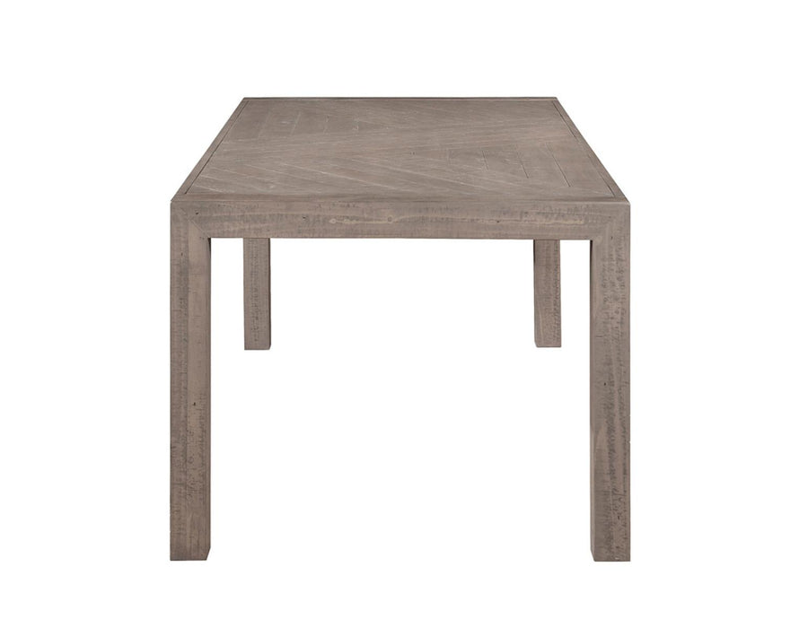Steve Silver Auckland Reclaimed Wood Dining Table in Weathered Grey