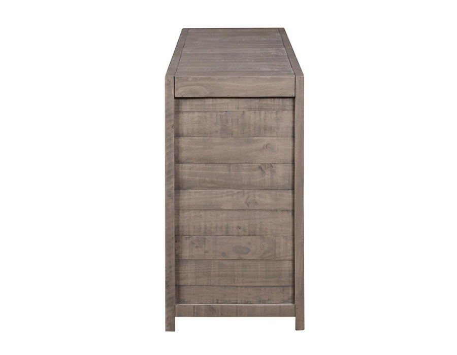 Steve Silver Auckland Reclaimed Wood Server in Weathered Grey