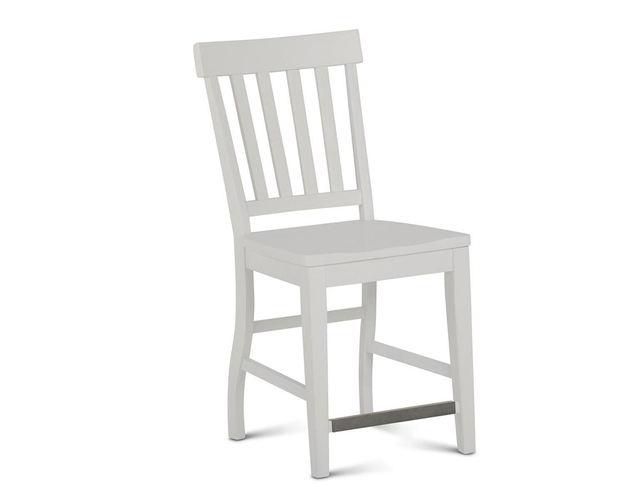 Steve Silver Cayla Counter Chair in Antique White (Set of 2)
