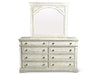 Steve Silver Highland Park 8 Drawer Dresser in Cathedral White - Nick's Furniture (IL)