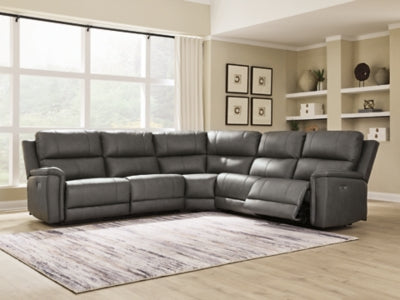 Bleckley Power Reclining Sectional - Nick's Furniture (IL)