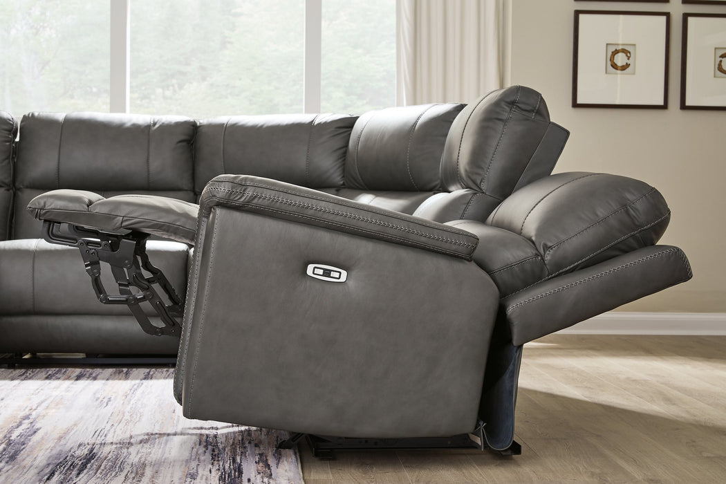 Bleckley Power Reclining Sectional - Nick's Furniture (IL)