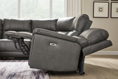 Bleckley Power Reclining Sectional - Nick's Furniture (IL)
