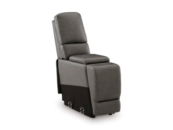 5Z - Pittson Power Reclining Sectional Loveseat with Console - Nick's Furniture (IL)