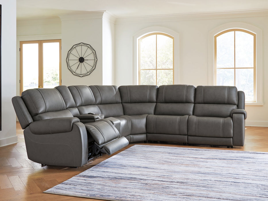 5Z - Pittson Power Reclining Sectional - Nick's Furniture (IL)