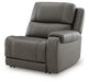 5Z - Pittson Power Reclining Sectional Loveseat with Console - Nick's Furniture (IL)