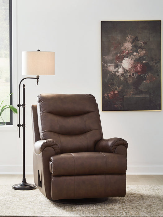 Flynwood Swivel Glider Recliner - Nick's Furniture (IL)