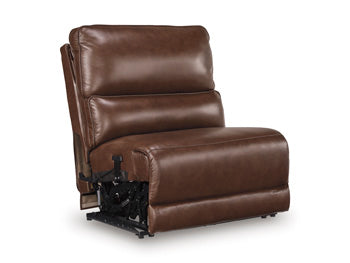 DeepWakes Reclining Sectional with Storage Console - Nick's Furniture (IL)