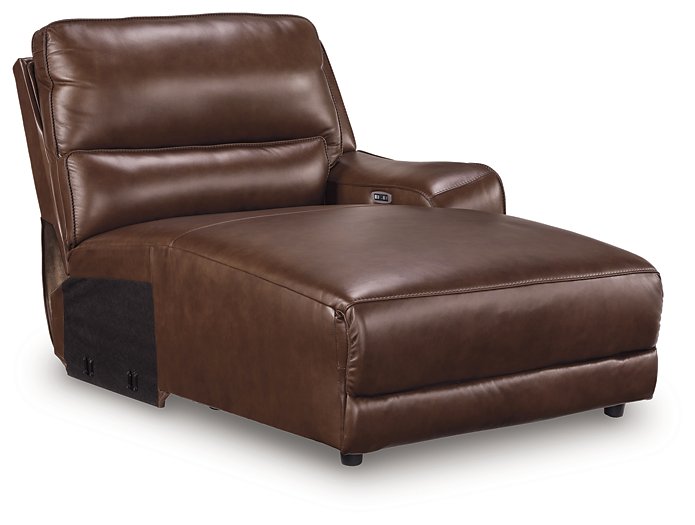 DeepWakes Power Reclining Sectional with Chaise - Nick's Furniture (IL)