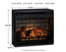Entertainment Accessories Electric Infrared Fireplace Insert - Nick's Furniture (IL)