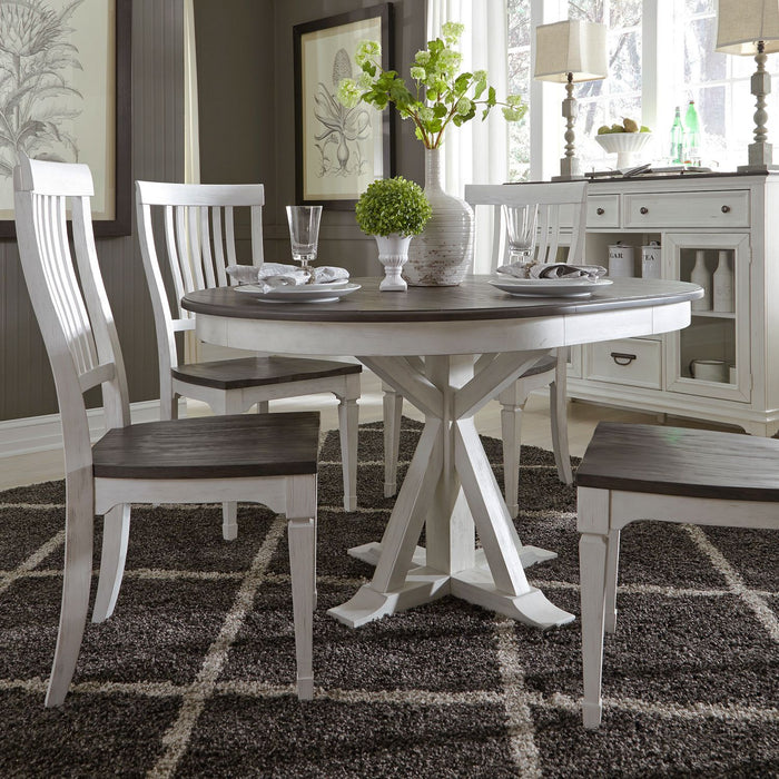 Allyson Park Round Dining Set (Table & 4 Chairs)