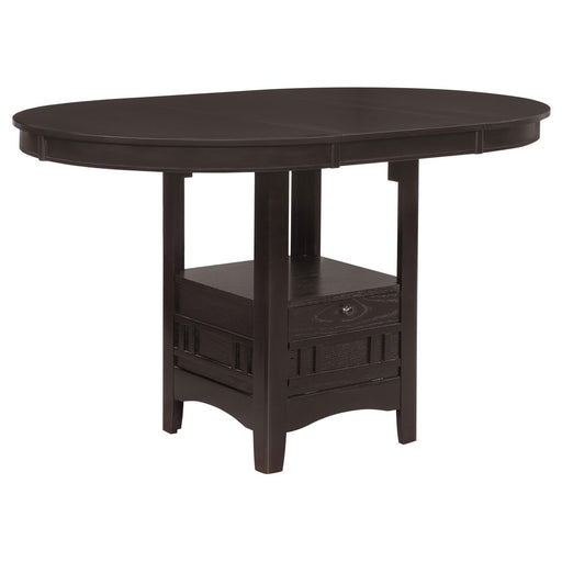Lavon Oval Counter Height Table Espresso image