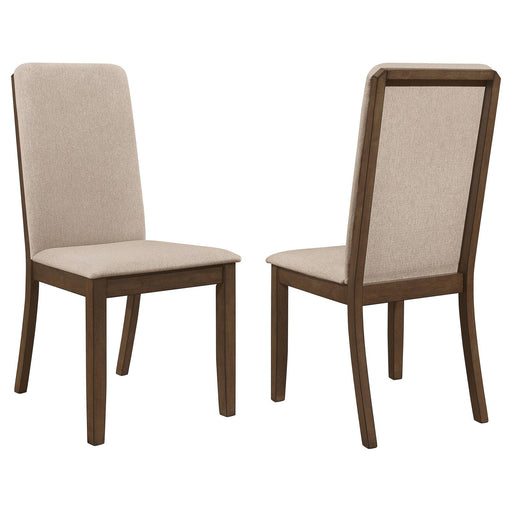 Wethersfield Solid Back Side Chairs Latte (Set of 2) image