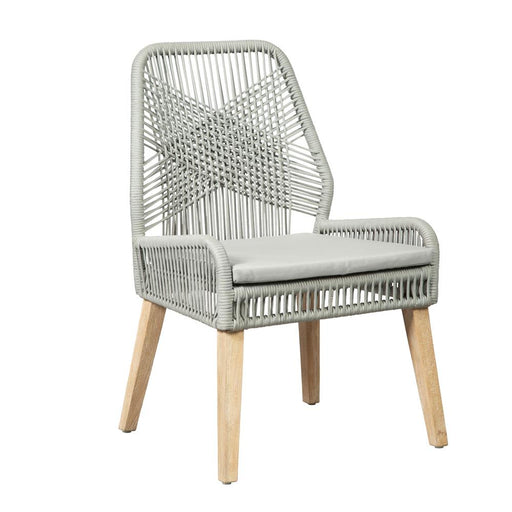Nakia Woven Back Side Chairs Grey (Set of 2) image