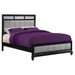 Barzini Queen Upholstered Bed Black and Grey image