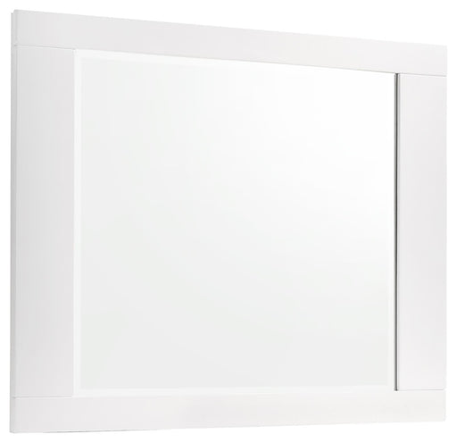 Felicity Rectangle Dresser Mirror Glossy White image