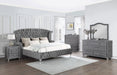 Deanna Upholstered Tufted Bedroom Set Grey image