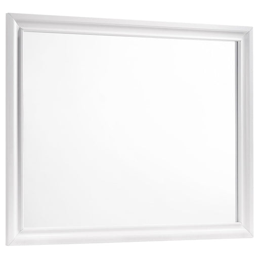 Barzini Rectangle Dresser Mirror White image