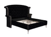 Deanna Eastern King Tufted Upholstered Bed Black image