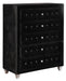 Deanna Contemporary Black and Metallic Chest image