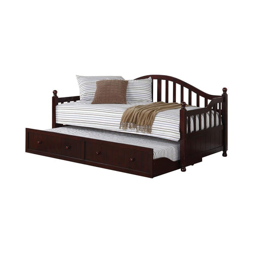 Dan Ryan Arched Back Twin Daybed with Trundle Cappuccino image