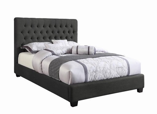 Chloe Tufted Upholstered Full Bed Charcoal image