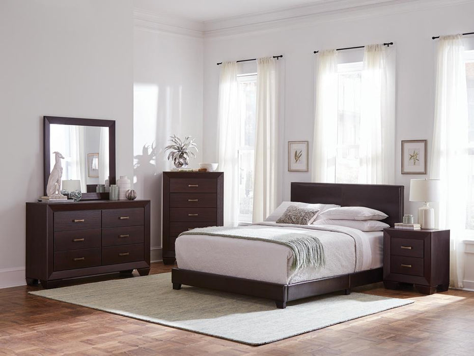 Dorian 4-piece Queen Bedroom Set Brown and Dark Cocoa image