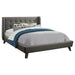 Carrington Button Tufted Eastern King Bed Grey image