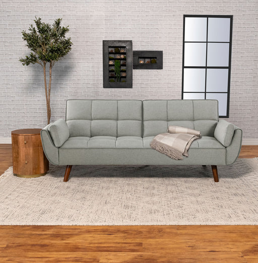 Caufield Upholstered Buscuit Tufted Covertible Sofa Bed Grey image