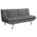 Julian Upholstered Sofa Bed with Pillow-top Seating Grey image