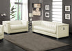 Chaviano Contemporary White Two Piece Living Room Set image