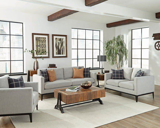 Apperson Living Room Set Grey image