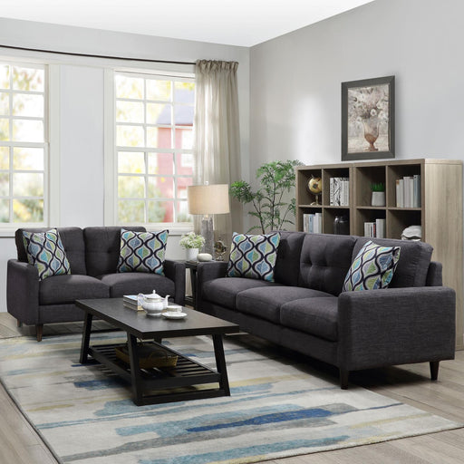 Watsonville 2-piece Cushion Back Living Room Set Grey image