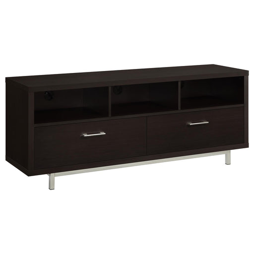Casey 2-drawer Rectangular TV Console Cappuccino image