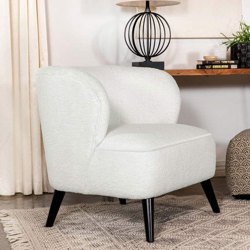 Alonzo Upholstered Track Arms Accent Chair Natural image