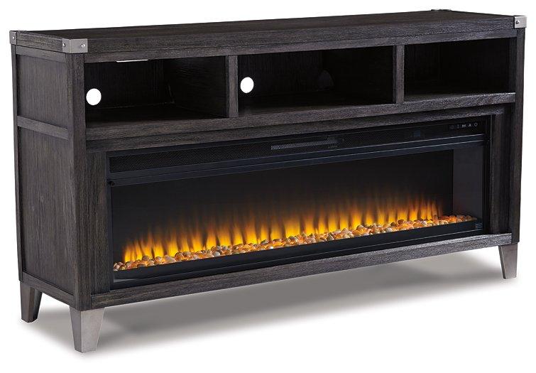 Todoe 65" TV Stand with Electric Fireplace image