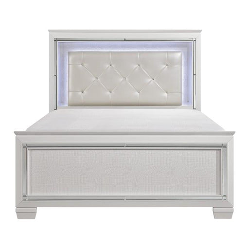 Homelegance Allura Full Panel Bed in White 1916FW-1* image