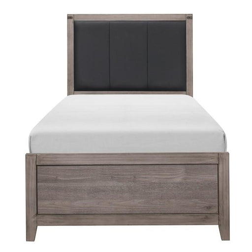 Homelegance Woodrow Twin Panel Bed in Gray 2042T-1* image
